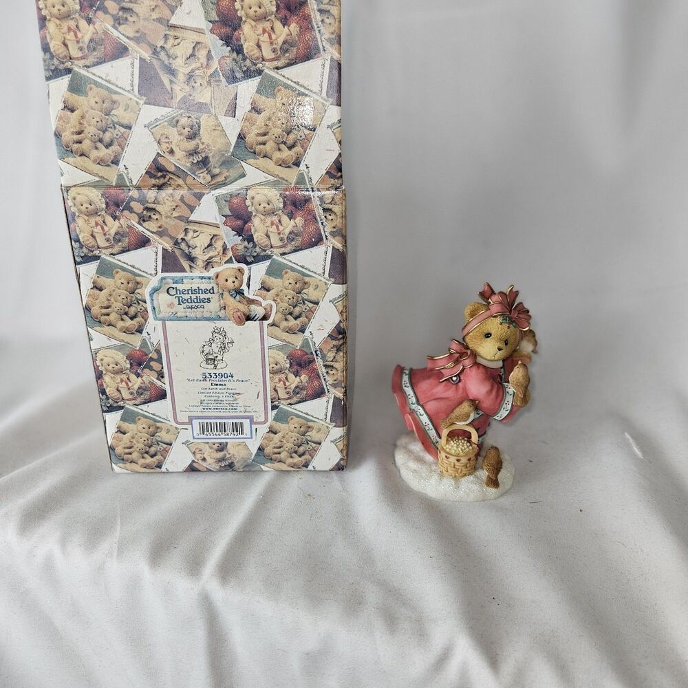 BRAND NEW CHERISHED TEDDIES EMMA 533904 LET EARTH PROCLAIM ITS PEACE LIMITED ED.